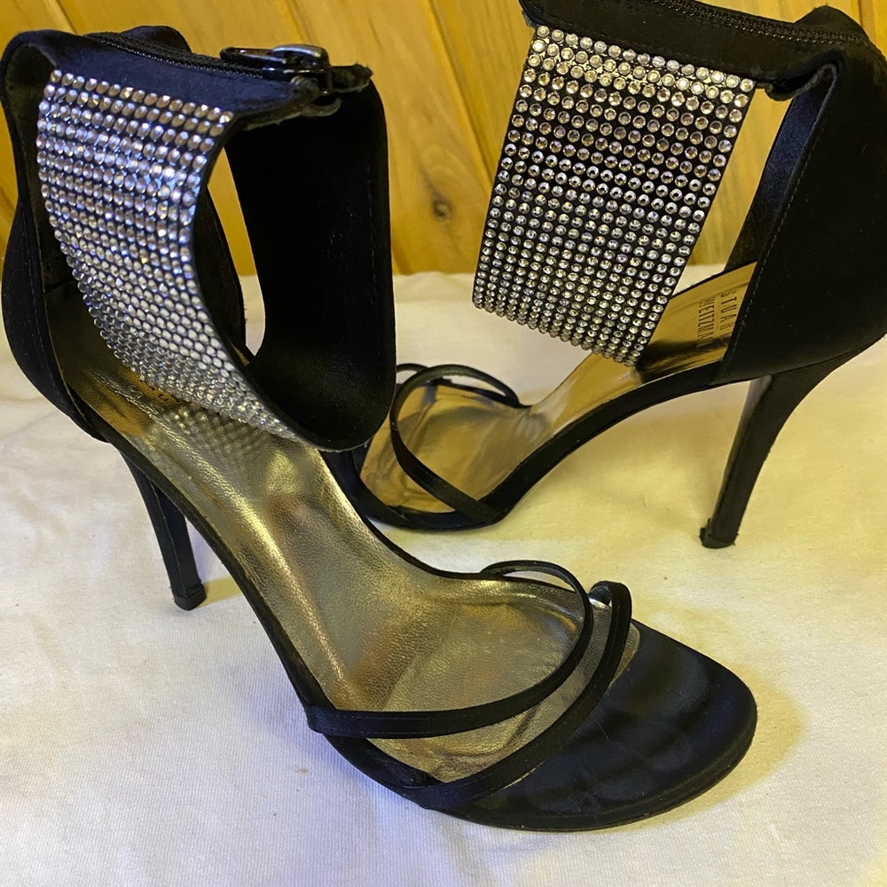 Stuart Weitzman Sexy heels with rhinestone ankle straps